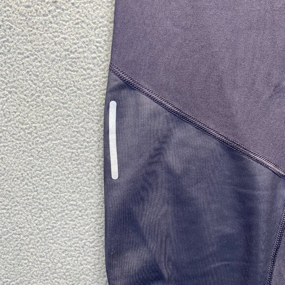 Nike Womens Dri FIT Running Training Capri Cropped Gray Leggings Size M,Pocket - Picture 13 of 15